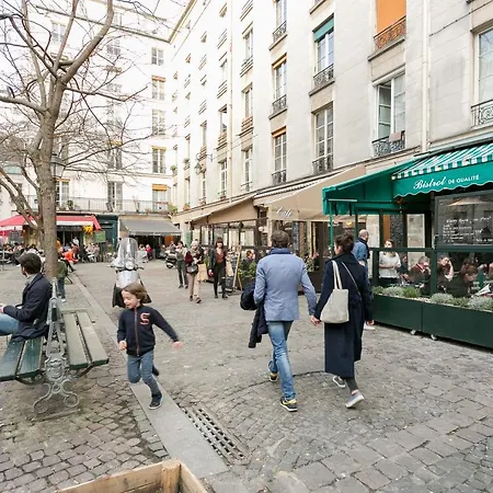 Le Marais Place Sainte Catherine With Ac アパート